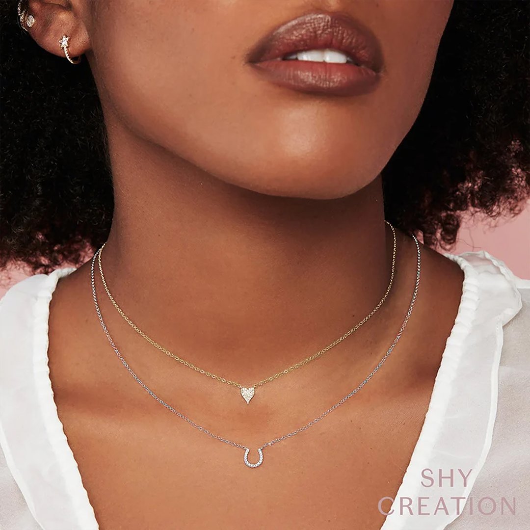 0.05 ctw Diamond Stationary Pendant Necklace