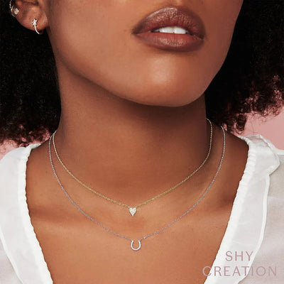 0.05 ctw Diamond Stationary Pendant Necklace