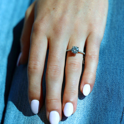 0.24 ctw Diamond Solitaire Engagement Ring