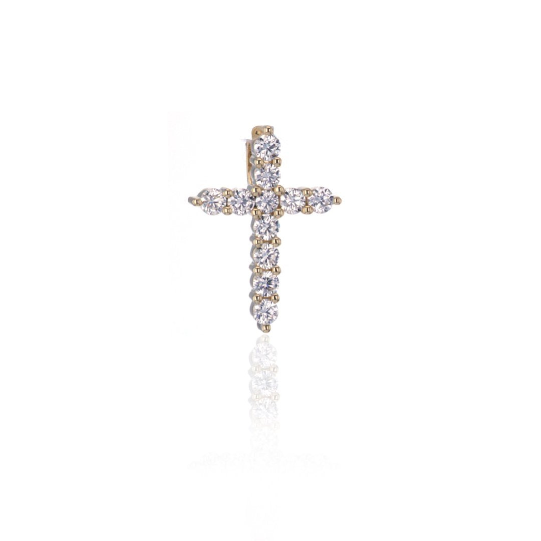 0.47 ctw Diamond Cross Necklace