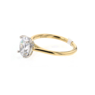 Cathedral Solitaire Engagement Ring