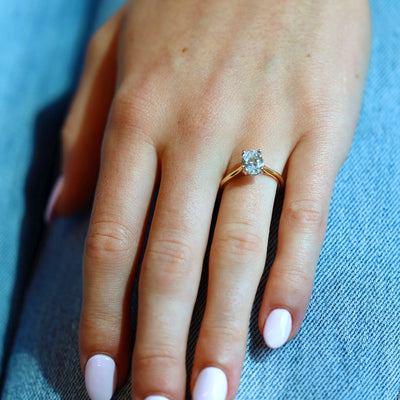 Cathedral Solitaire Engagement Ring