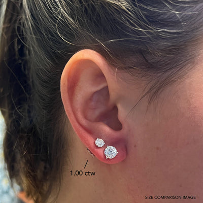 3.00 ctw Diamond Stud Earrings