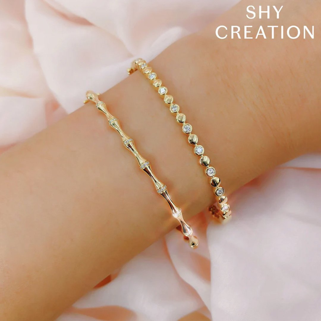 0.29 ctw Diamond Bangle Bracelet