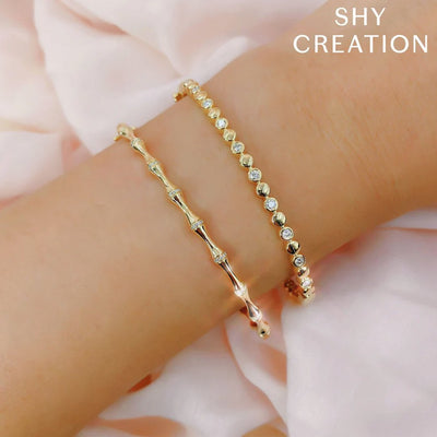 0.29 ctw Diamond Bangle Bracelet