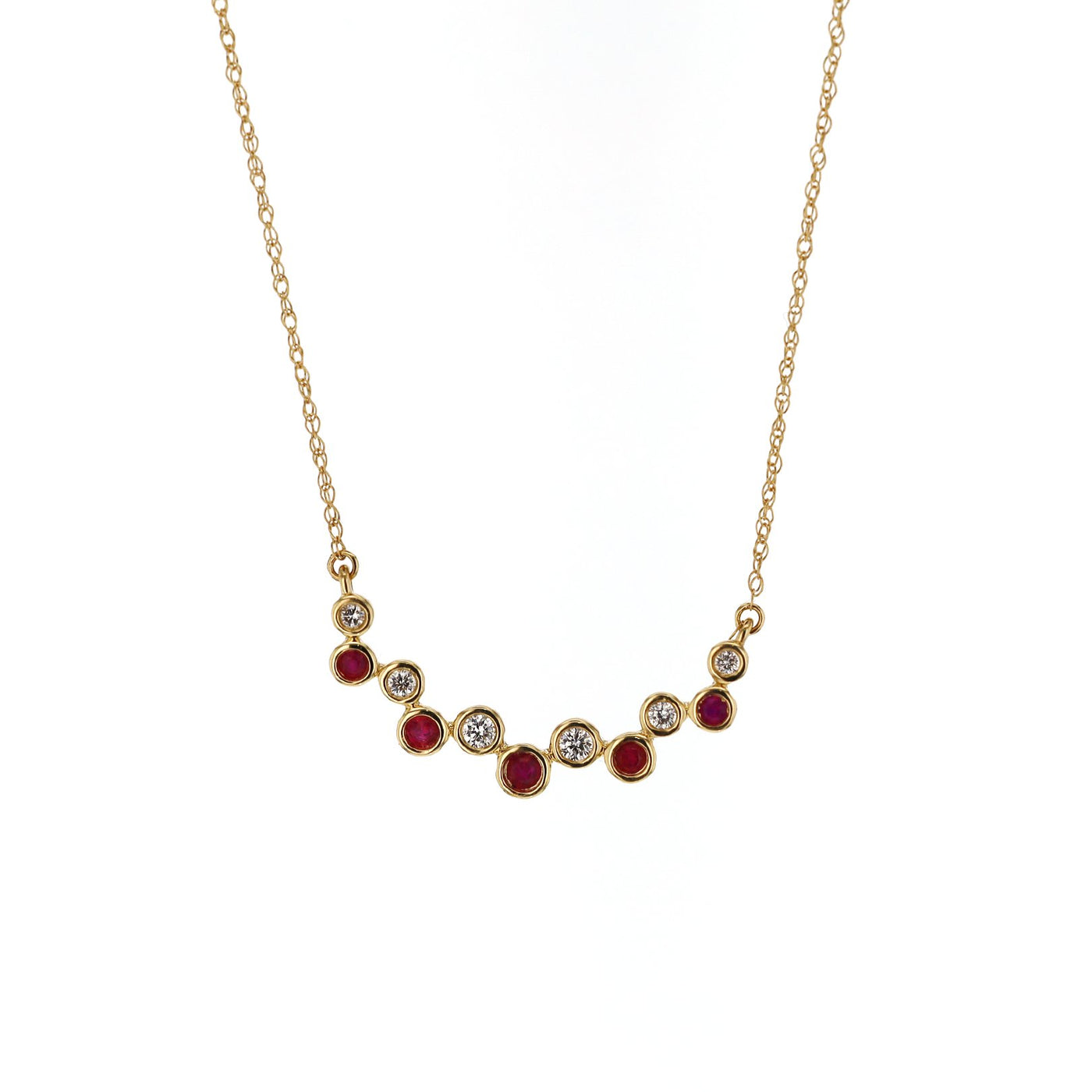 Ruby & Diamond Necklace