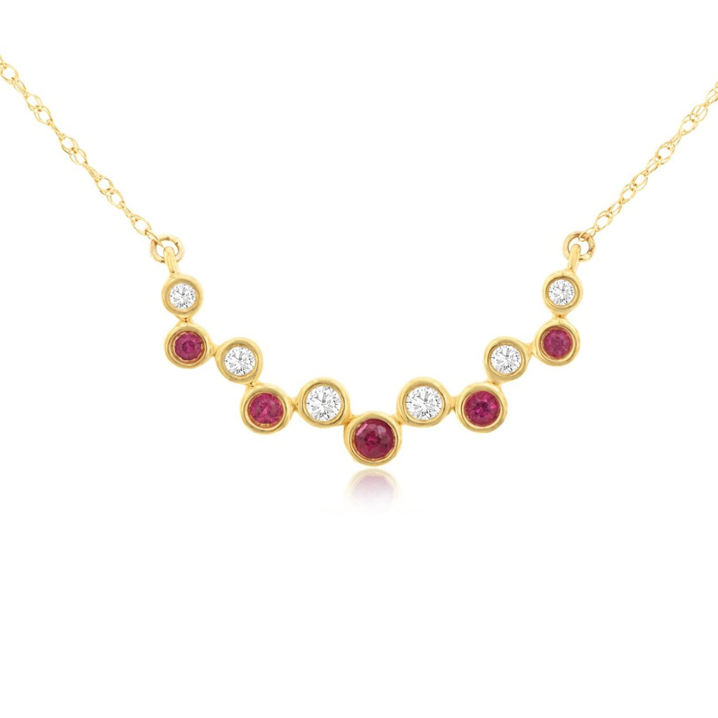Ruby & Diamond Necklace