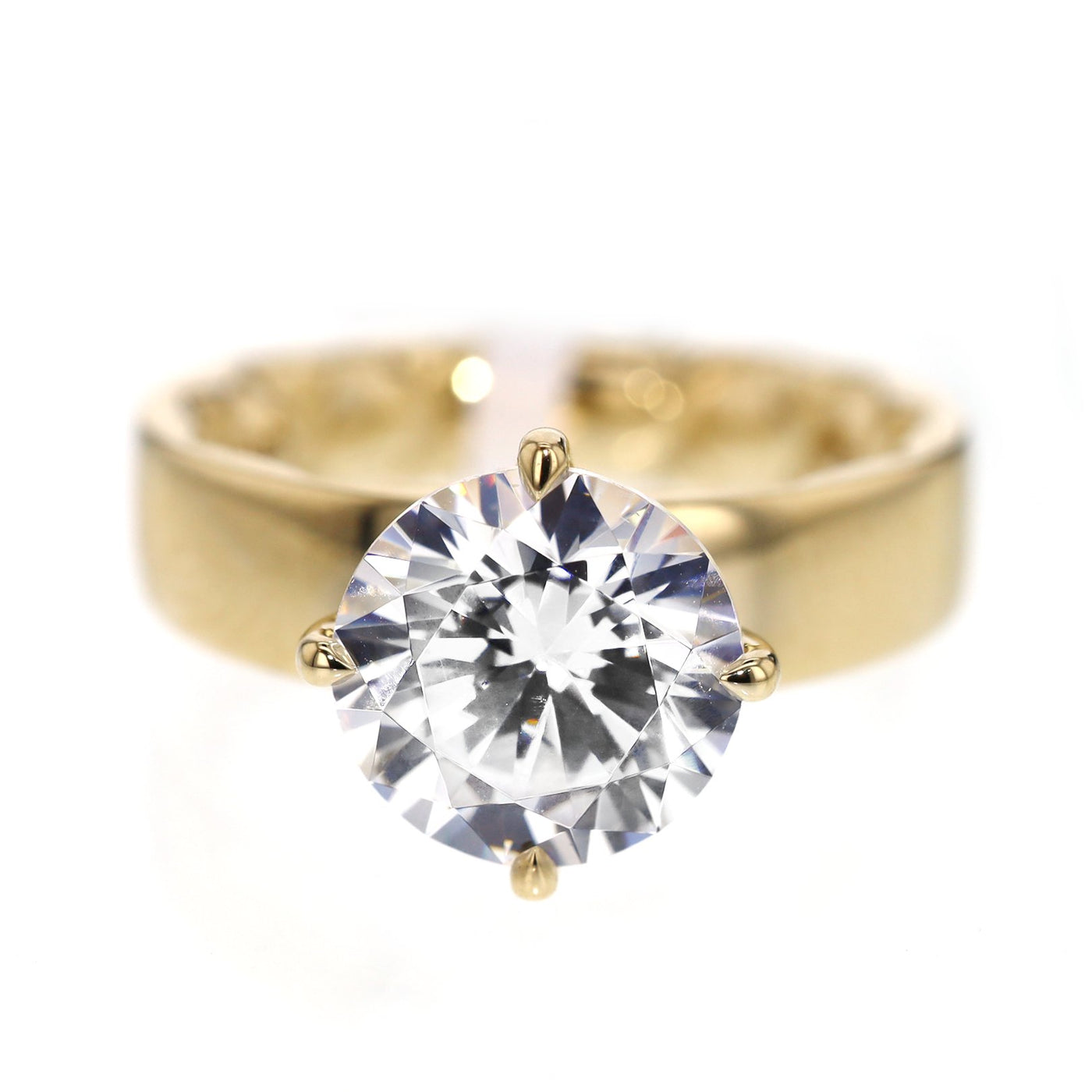 0.08 ctw Diamond Hidden Halo Engagement Ring
