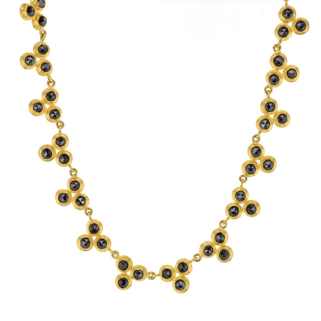 Black Diamond Station Necklace