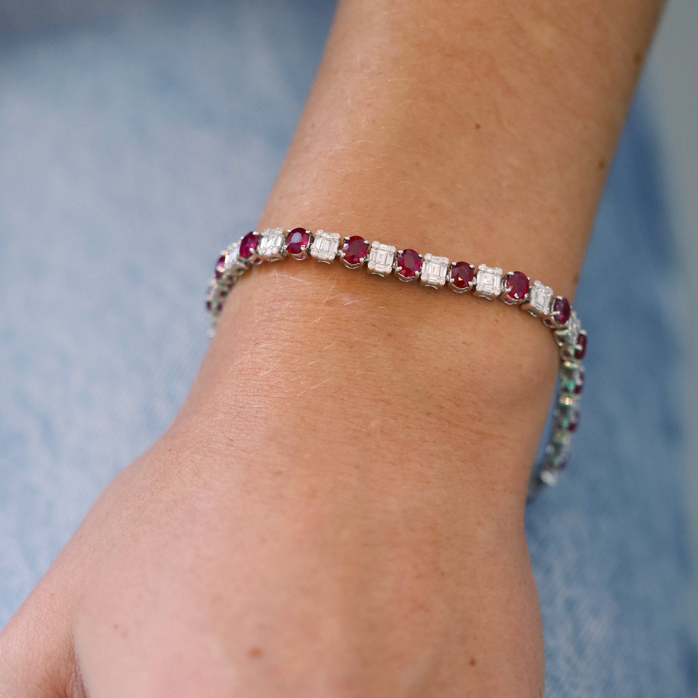 Ruby & Diamond Bracelet