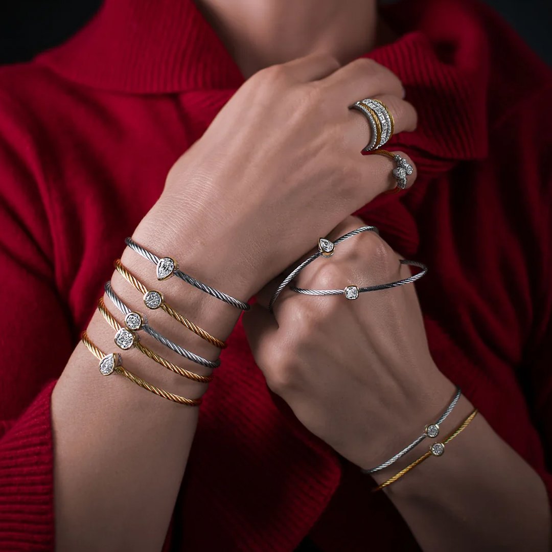 1.00 ctw Lab Grown Diamond Bangle Bracelet