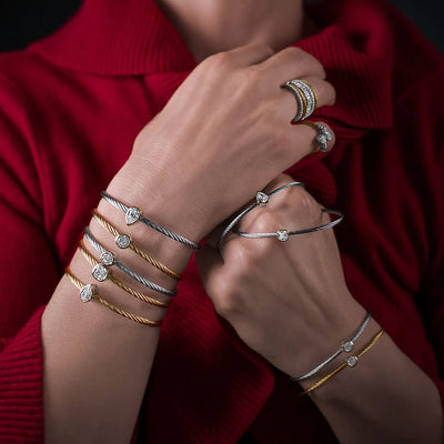 1.00 ctw Lab Grown Diamond Bangle Bracelet