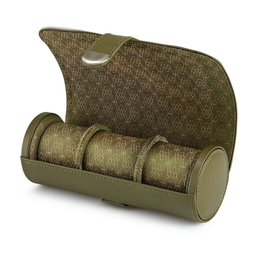 Olive Triple Watch Roll