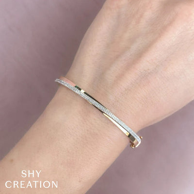 0.40 ctw Diamond Bangle Bracelet