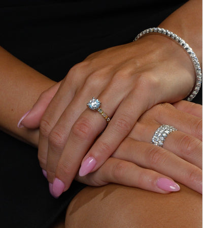 0.59 ctw Diamond Solitaire Engagement Ring