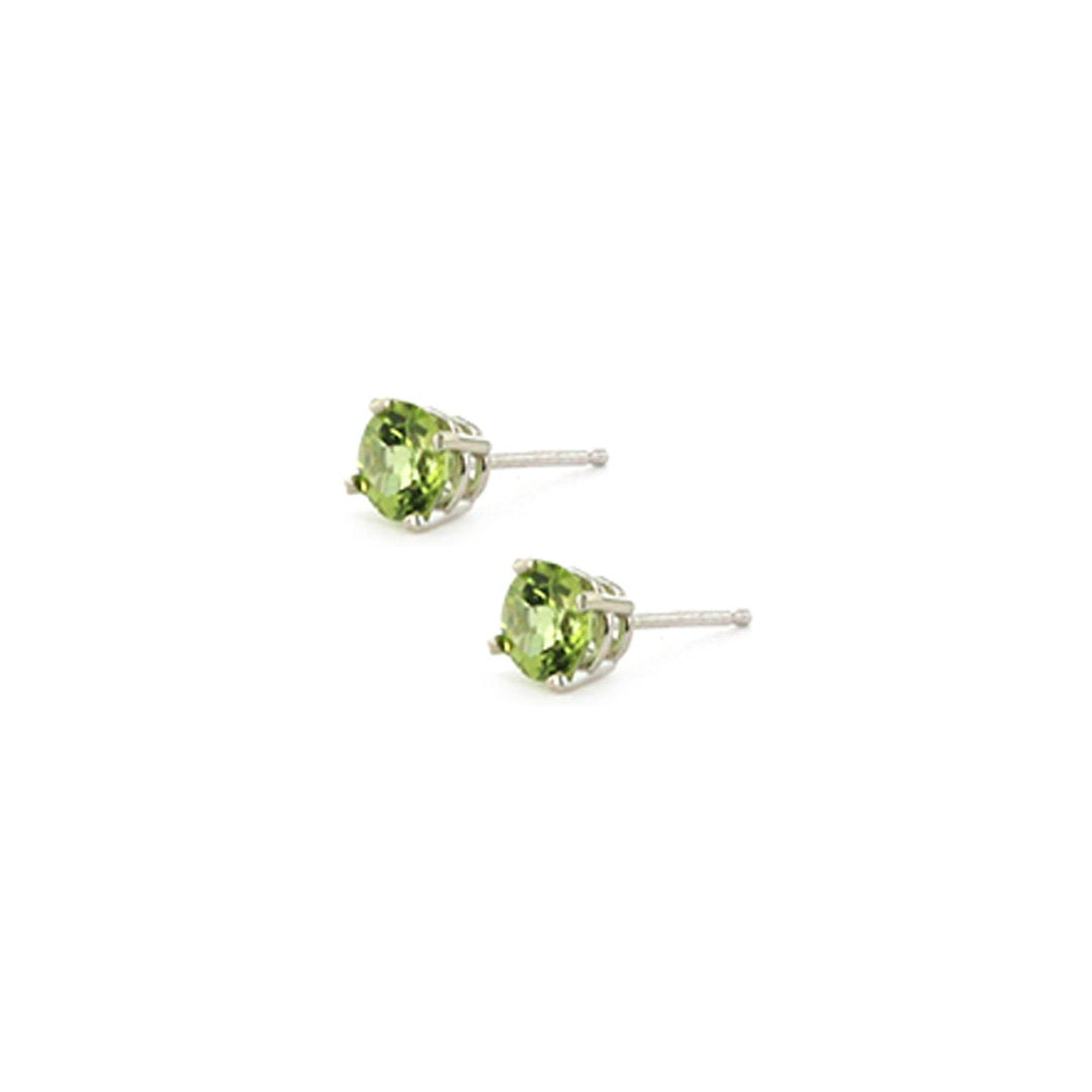 5MM Peridot Stud Earrings