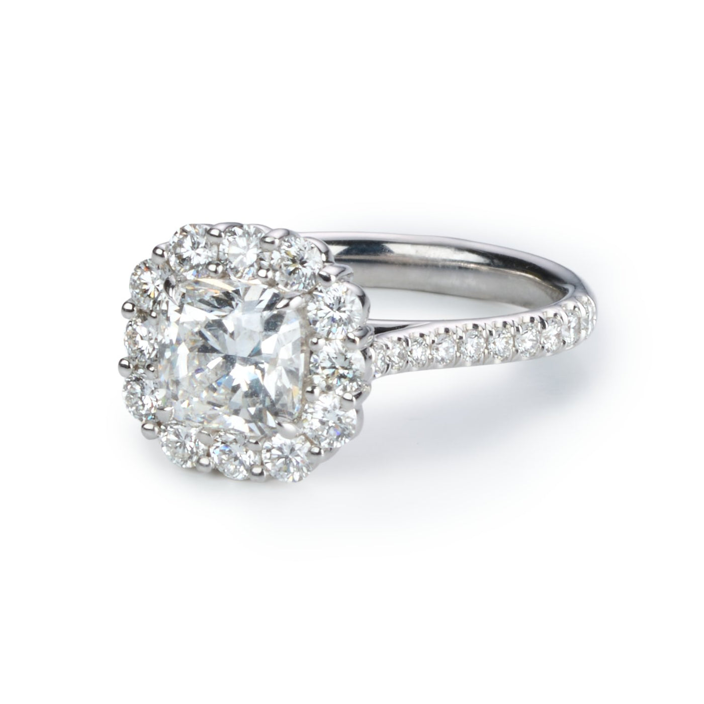 1.50ctw Diamond Halo Ring