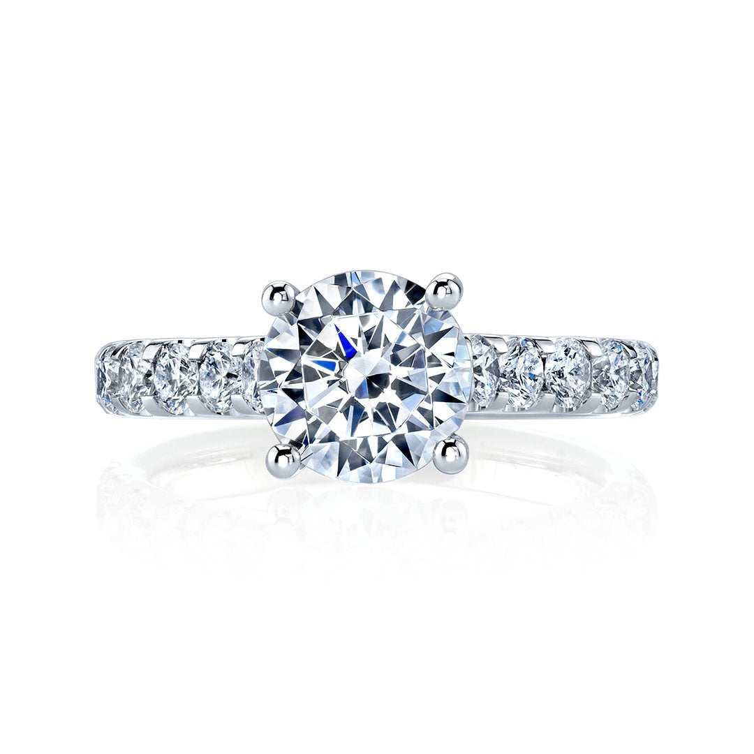 0.77 ctw Diamond Solitaire Engagement Ring