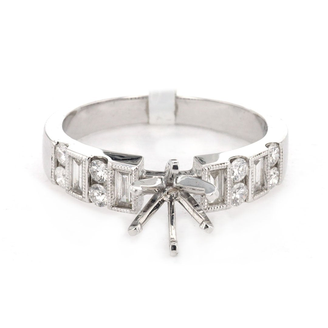 0.47 ctw Diamond Solitaire Engagement Ring