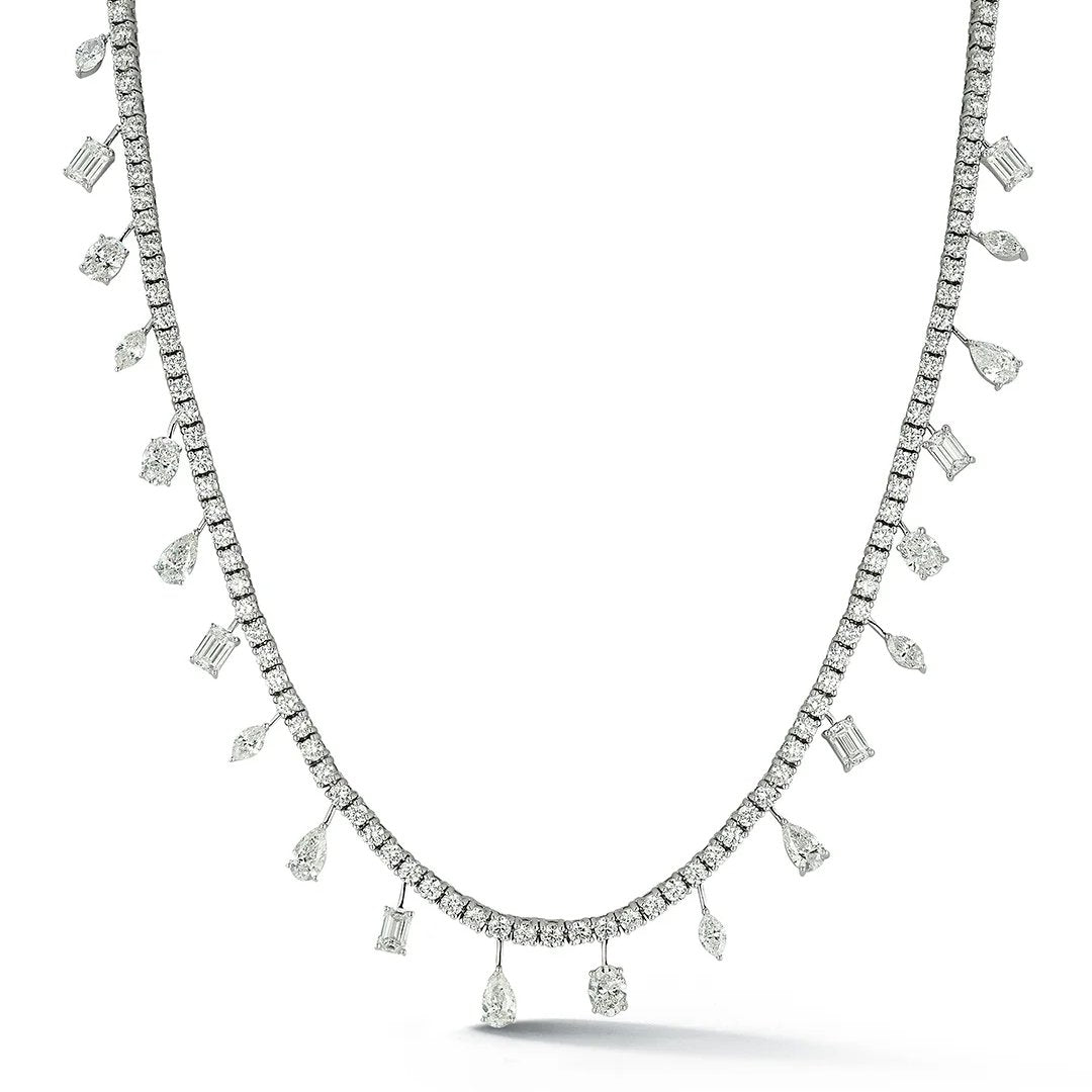 10.63ctw Diamond Cleopatra Eternity Necklace