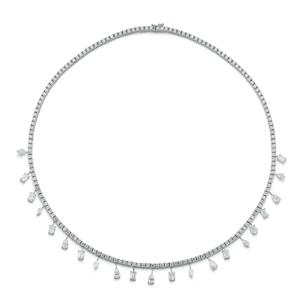 10.63ctw Diamond Cleopatra Eternity Necklace