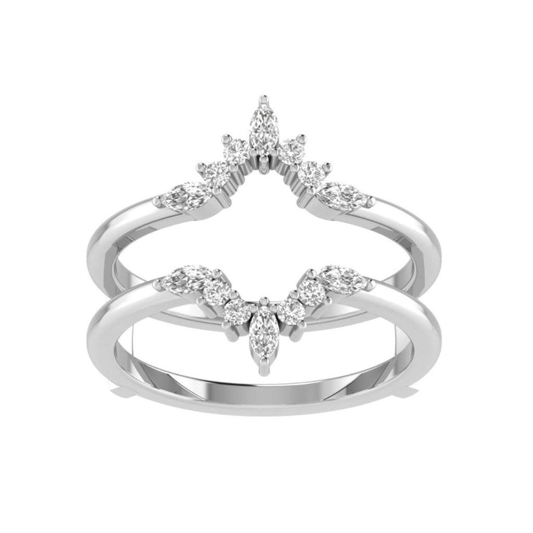 0.56 ctw Diamond Guard Contour Band