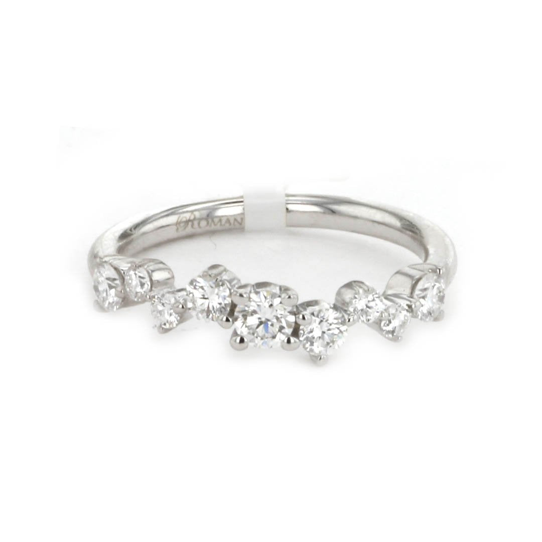 0.62 ctw Diamond Zig-Zag Band
