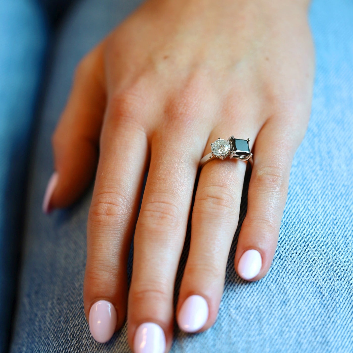 Two Stone Diamond Ring