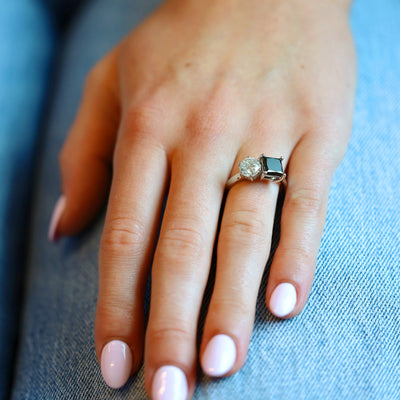 Two Stone Diamond Ring