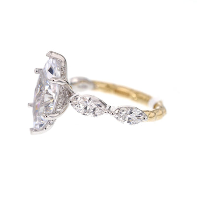 1.23 ctw Diamond Hidden Halo Engagement Ring
