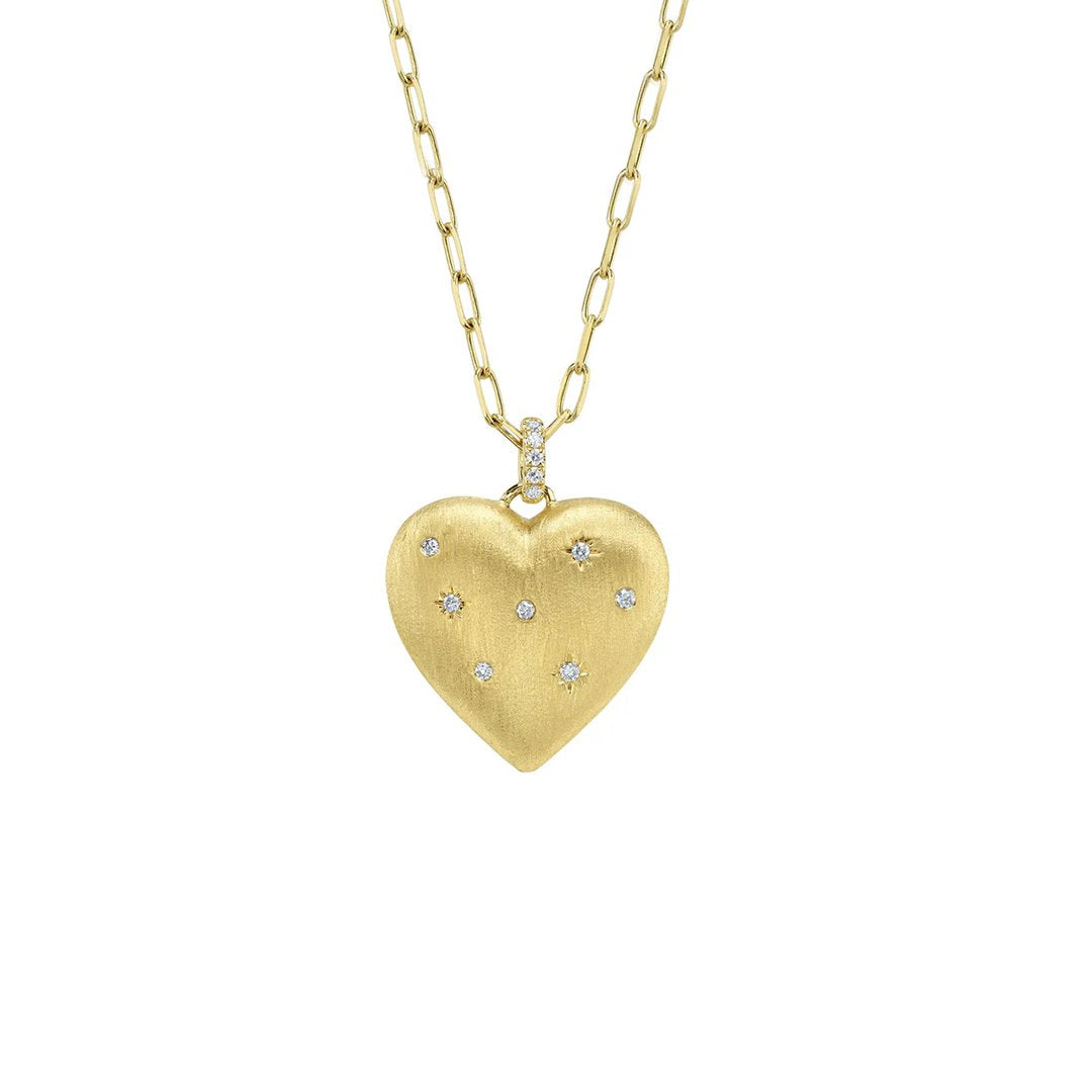 0.10 ctw Diamond Heart Necklace