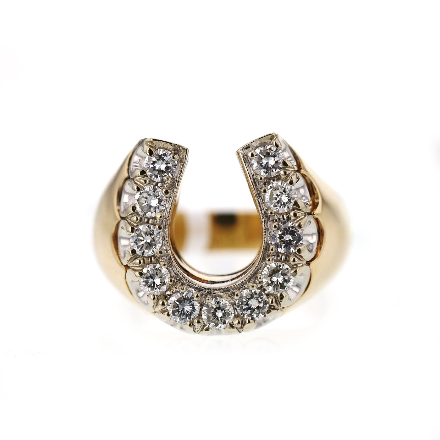 Diamond Horseshoe Ring