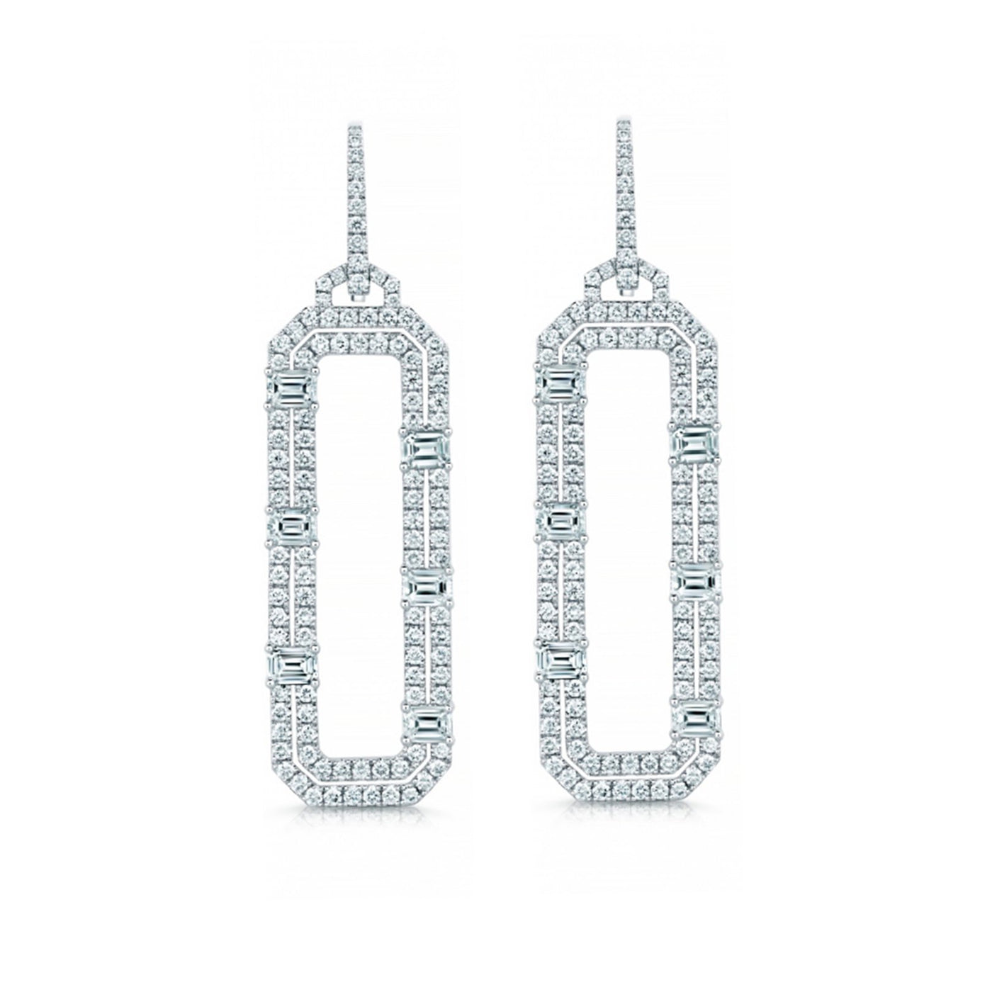 Diamond Drop Earrings