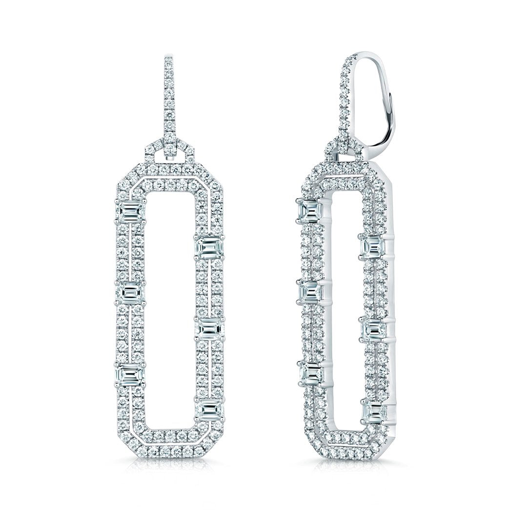 Diamond Drop Earrings