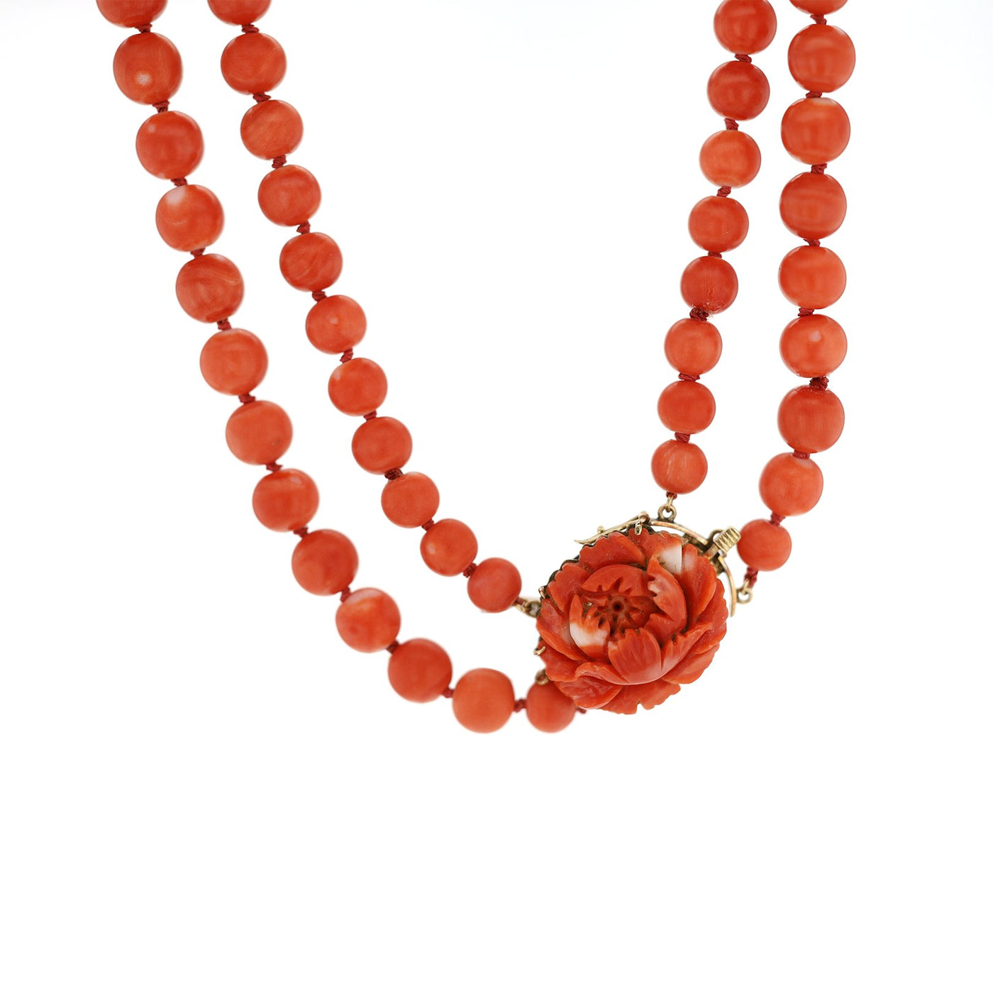 Graduated Coral Necklace