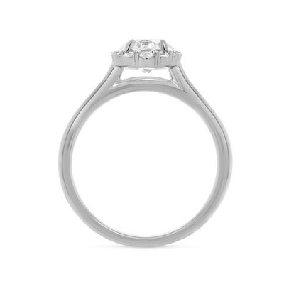 0.15 ctw Diamond Halo Engagement Ring