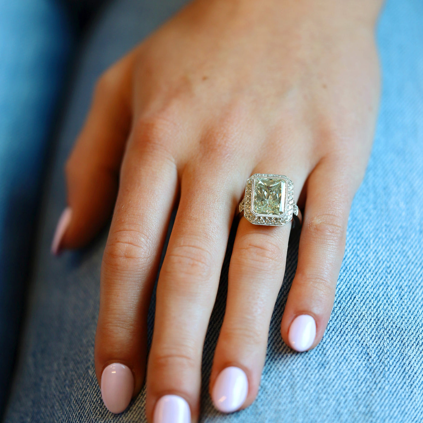 7.02 ct Diamond Ring