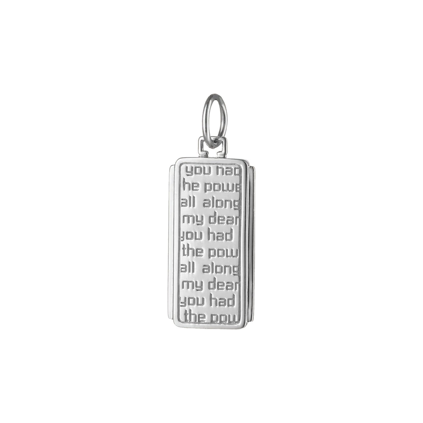 Silver Dorothy Medallion Pendant