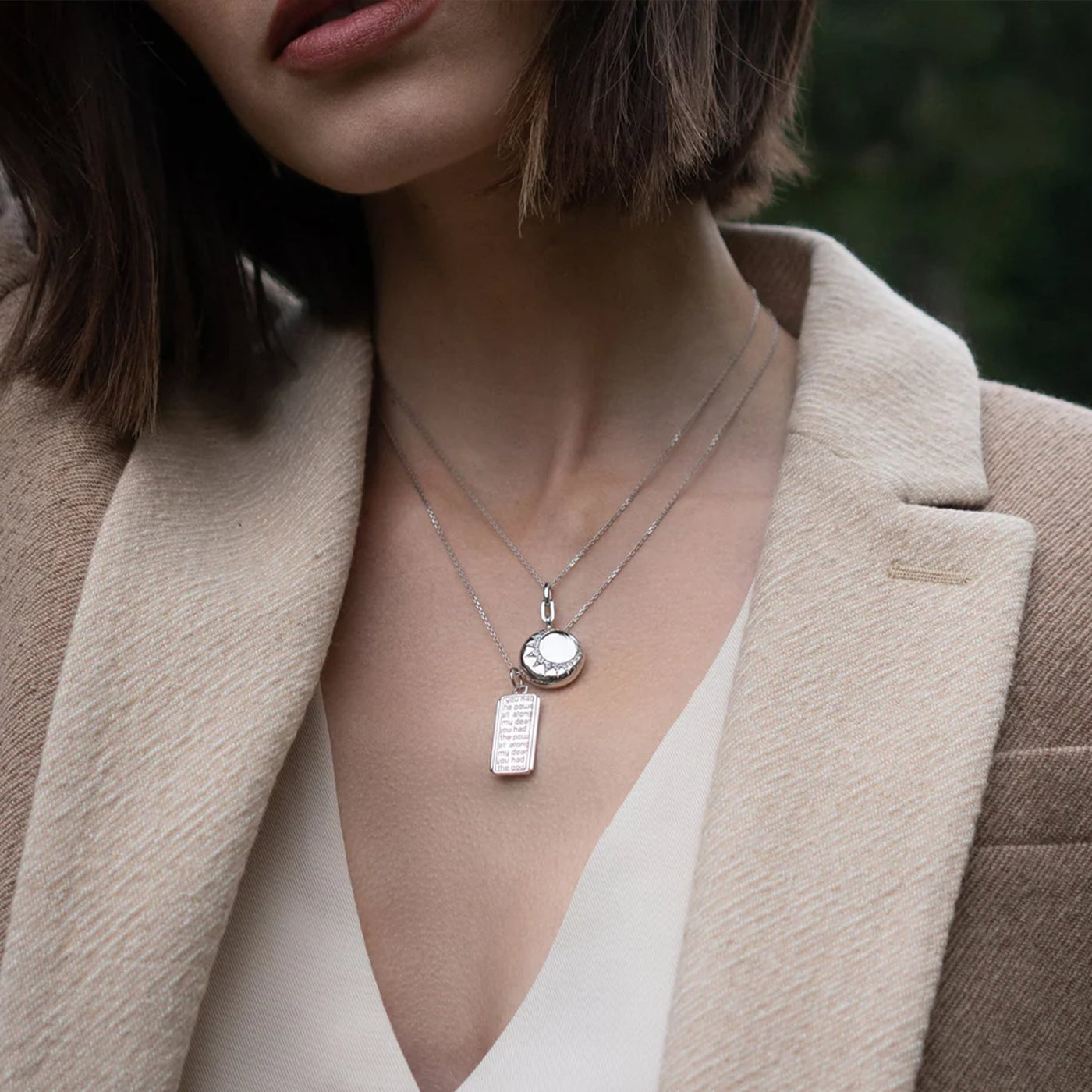 Silver Dorothy Medallion Pendant