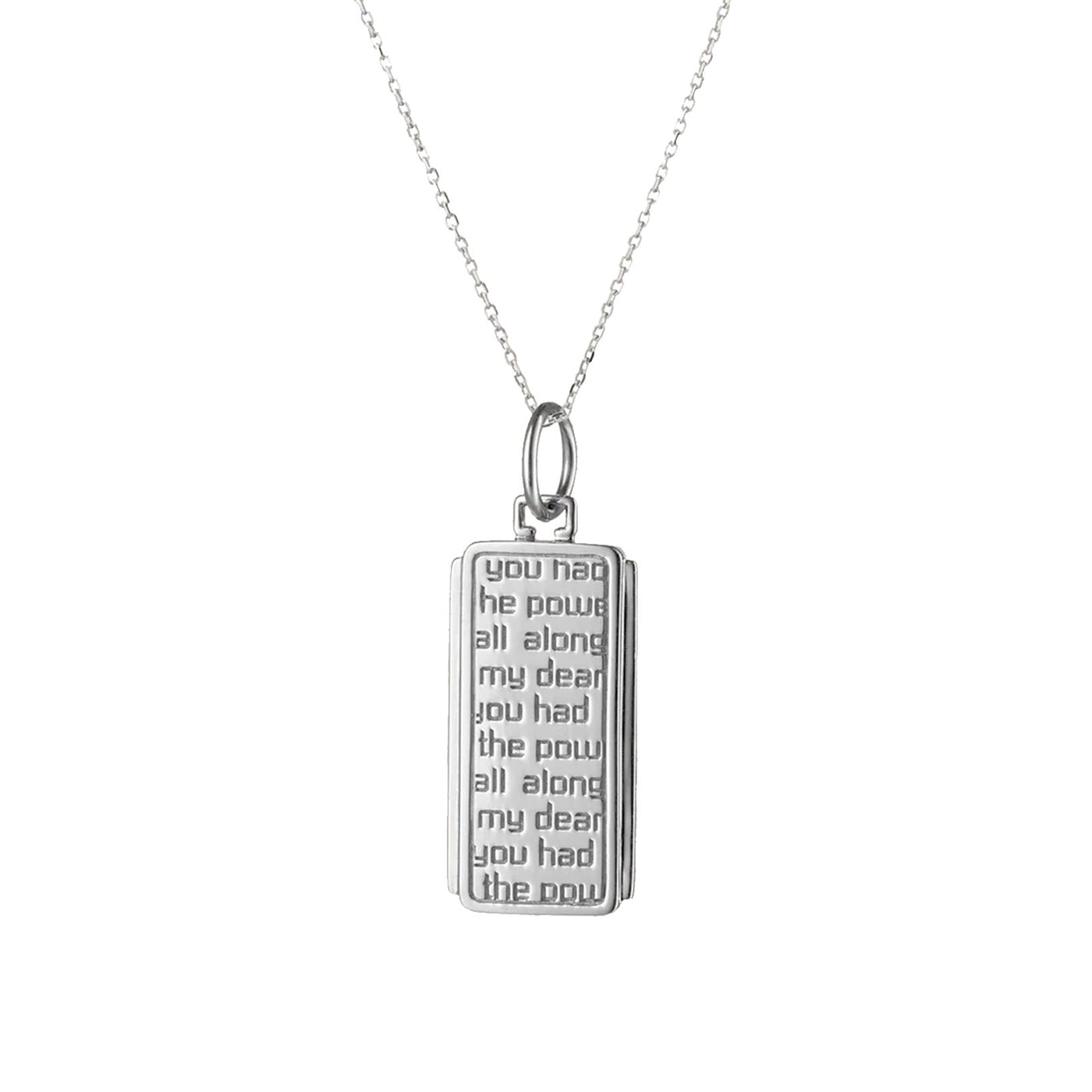Silver Dorothy Medallion Pendant