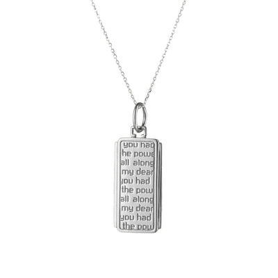 Silver Dorothy Medallion Pendant
