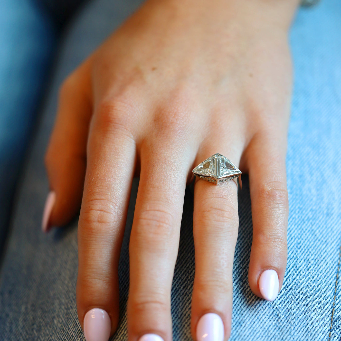 3.30 ctw Two-Stone Ring