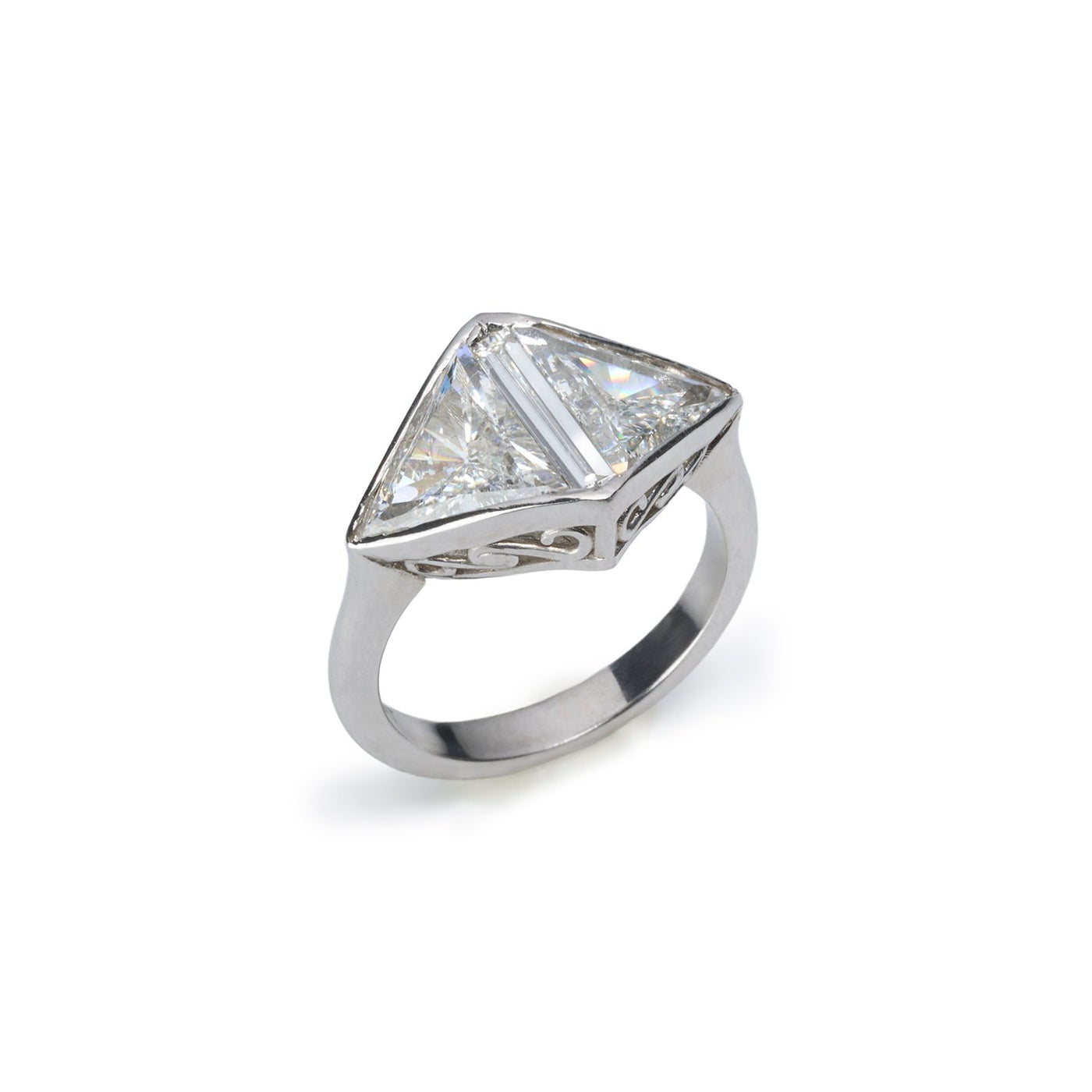 3.30 ctw Two-Stone Ring
