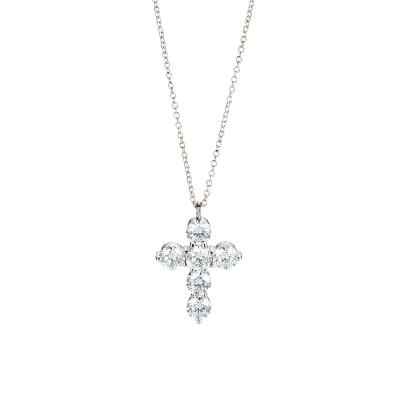 2.25 ctw Diamond Cross Necklace