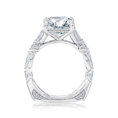 1.18 ctw Diamond Hidden Halo Engagement Ring
