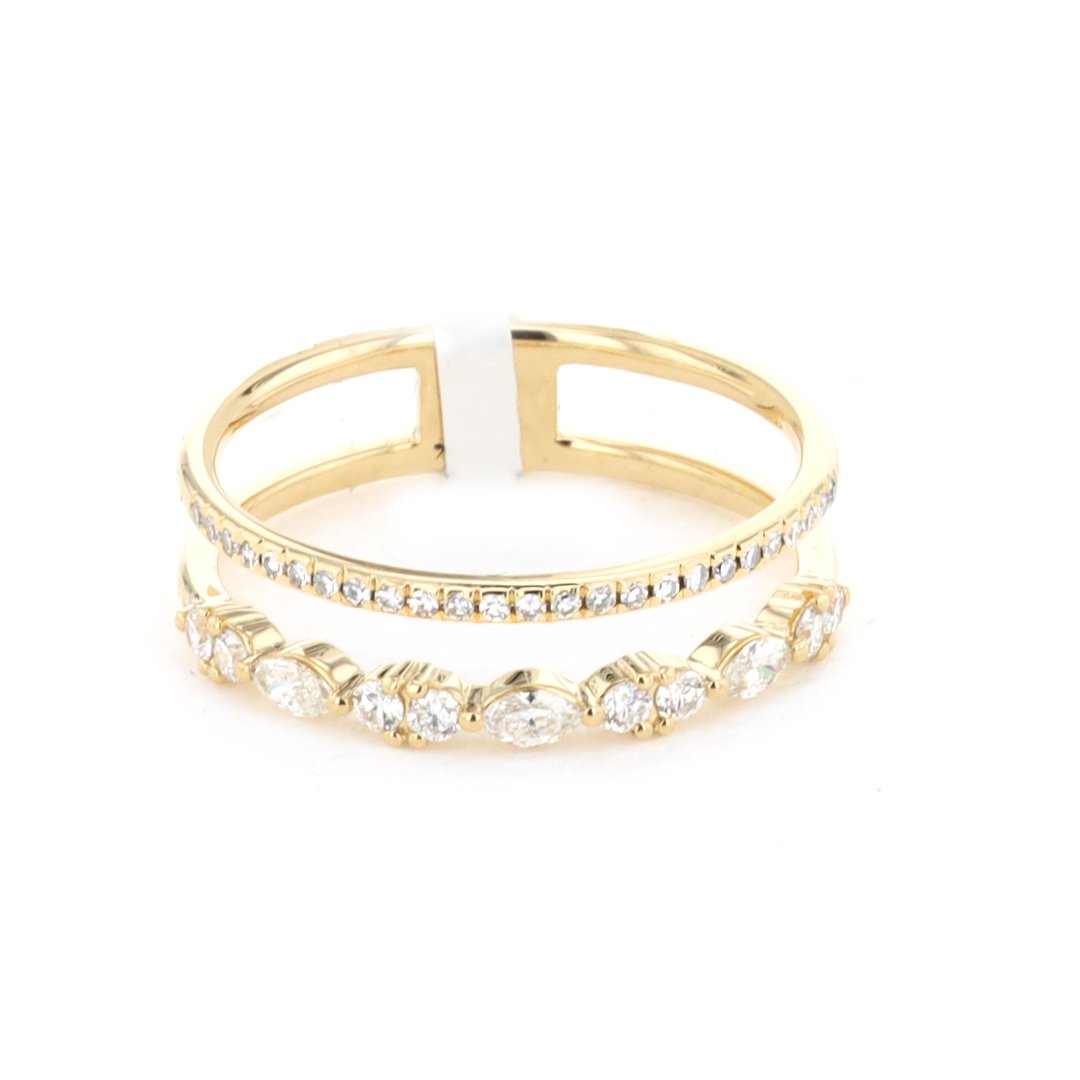 0.32 ctw Diamond Split Band