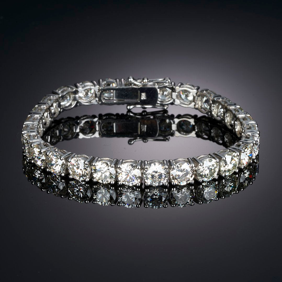 27.51 ctw Diamond Tennis Bracelet