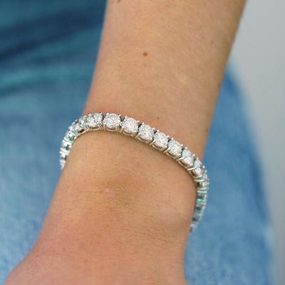 27.51 ctw Diamond Tennis Bracelet