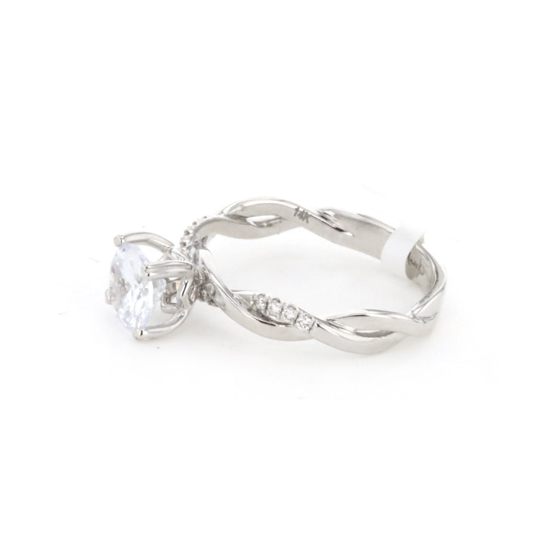 0.09 ctw Diamond Solitaire Engagement Ring
