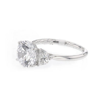 0.66 ctw Diamond Three-Stone Engagement Ring